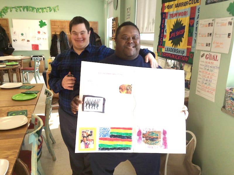 Life Shop Kicks Off Culture Club a Warrior Planned Activity - Patrick and Darius