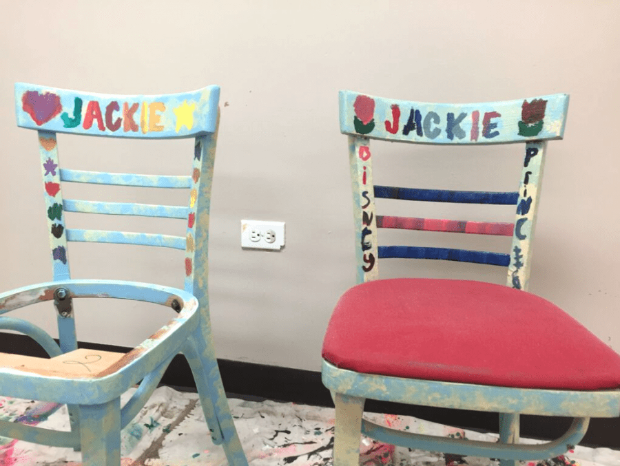 Life Shop is Refinishing & Personalizing Their Chairs