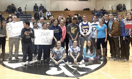 Warriors and Fenwick Best Buddies Watch Basketball Game