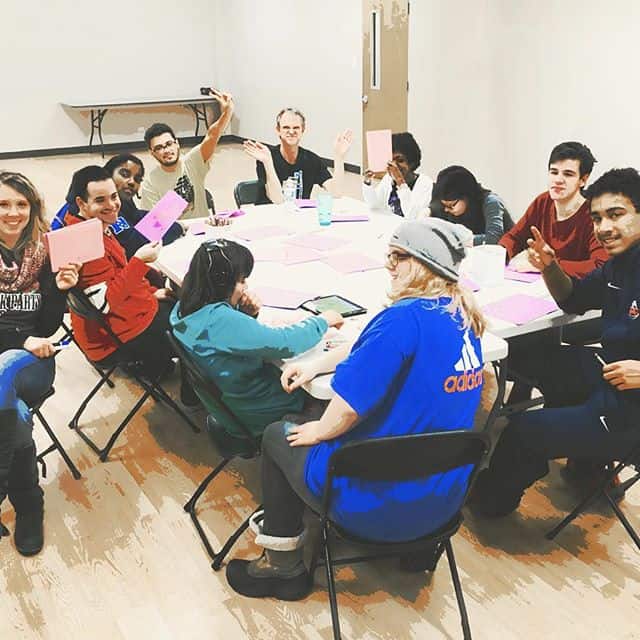 Yesterday the After Opps groups in the Model Behavior program talked about random acts of kindness, ways to be of service to others and recipes for success in preforming these services. They also made a "tree of life" drawing trees that reflected t names of the people that provide support throughout our lives at home, school, work and at Opportunity Knocks.
