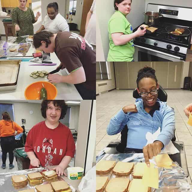 Last week in the Cooking program, the Warriors made grilled cheese sandwiches with an extra twist! They added their own Knock Out Pickles to each sand which to add a wonderful flavor. That was some knock out grilled cheese! 