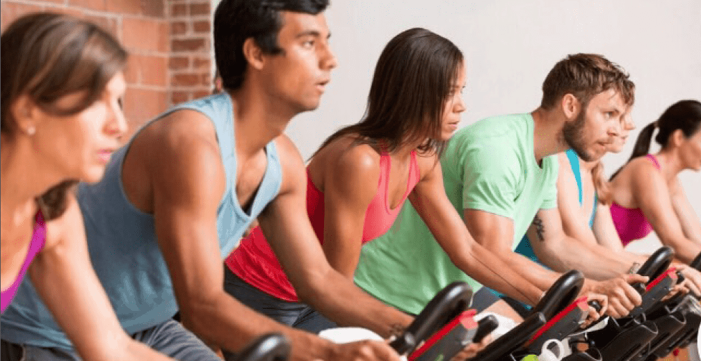 Charity Ride at the Dailey Method Cycle