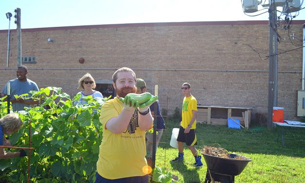 After Opps Gardeners tend to The OK Farm