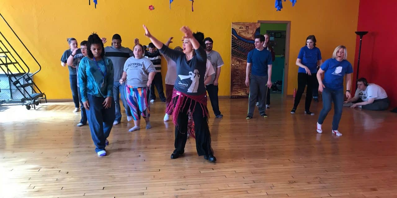 Warriors shimmy shimmy at Belly Dancing!