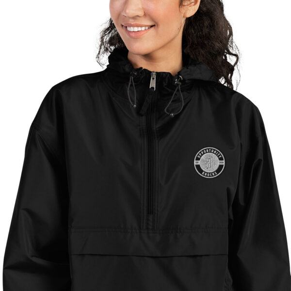 OK Embroidered Champion Packable Jacket - Image 3