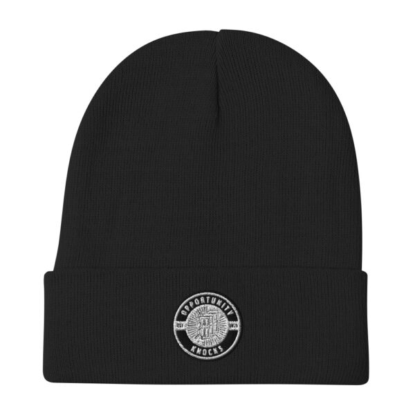 OK Embroidered Beanie - Image 4