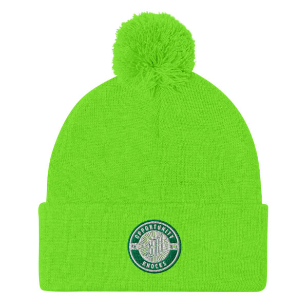 OK Pom-Pom Beanie - Image 2
