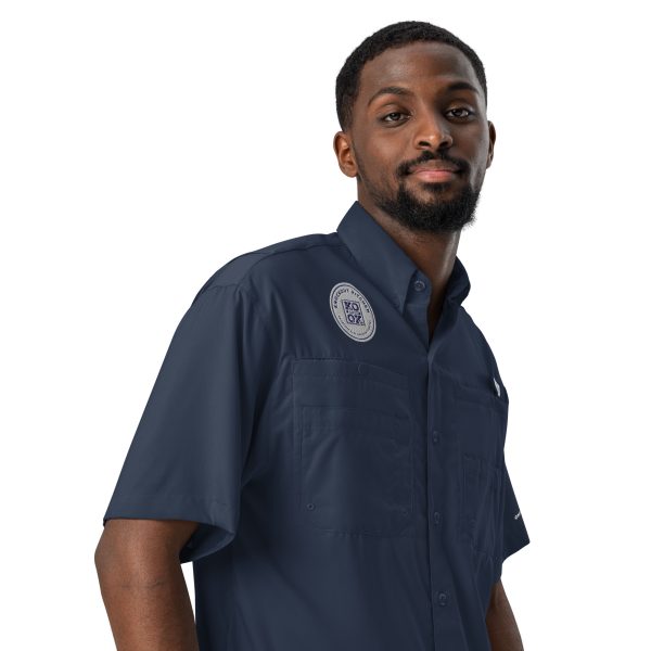 Knockout Kitchen Men’s Columbia Short Sleeve Button Shirt - Image 3