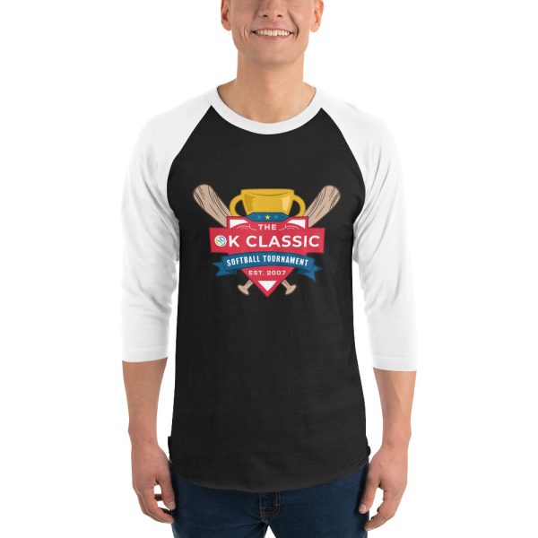 OK Classic Baseball Style 3/4 Shirt - Image 4
