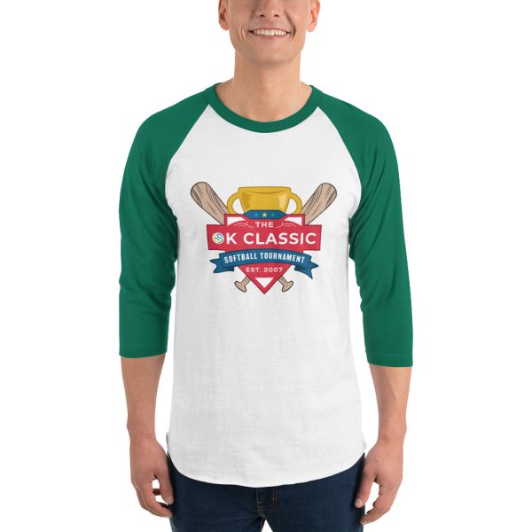 OK Classic Baseball Style 3/4 Shirt - Image 11