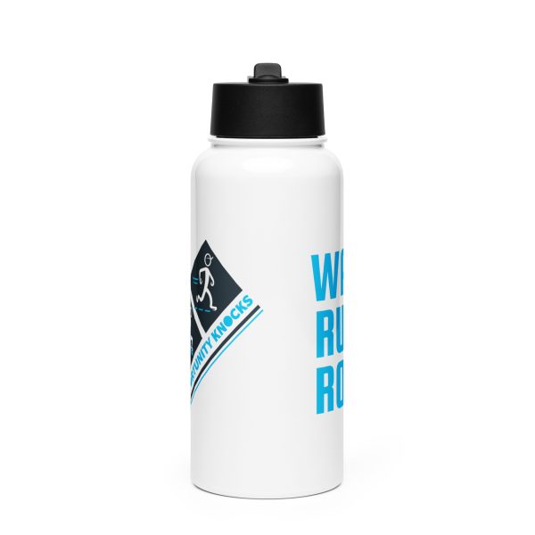 W2RC Stainless Steel Water Bottle + Straw Lid - Image 2