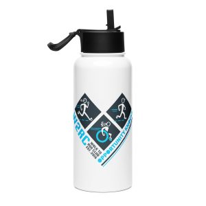 W2RC Stainless Steel Water Bottle + Straw Lid