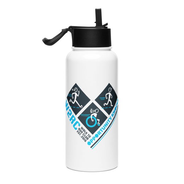 W2RC Stainless Steel Water Bottle + Straw Lid