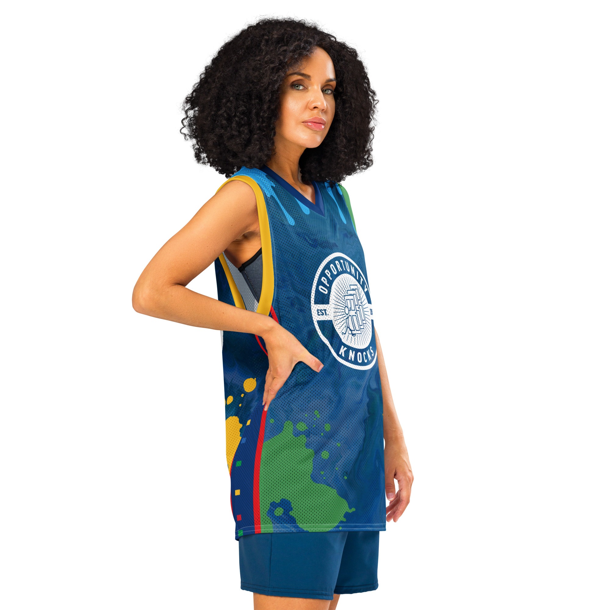 OK Dripped Out Premium Basketball Jersey - Image 2