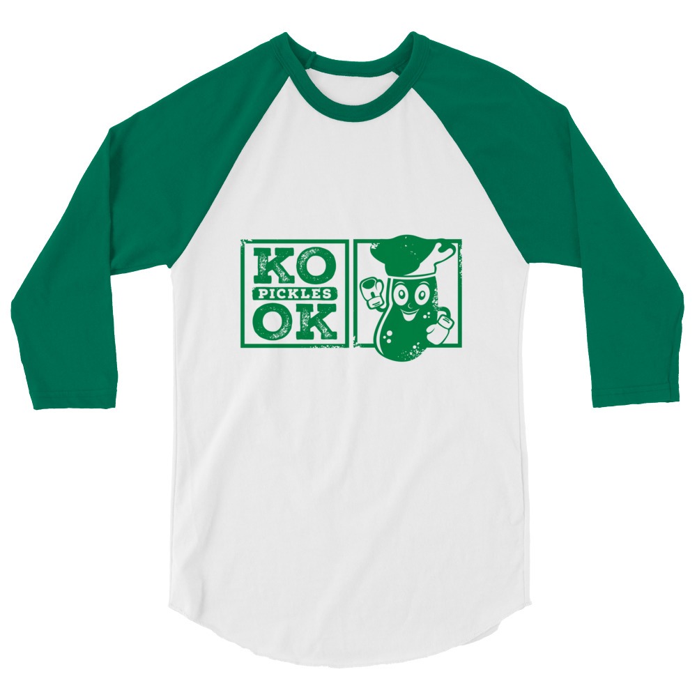Knockout Pickles 3/4 sleeve shirt