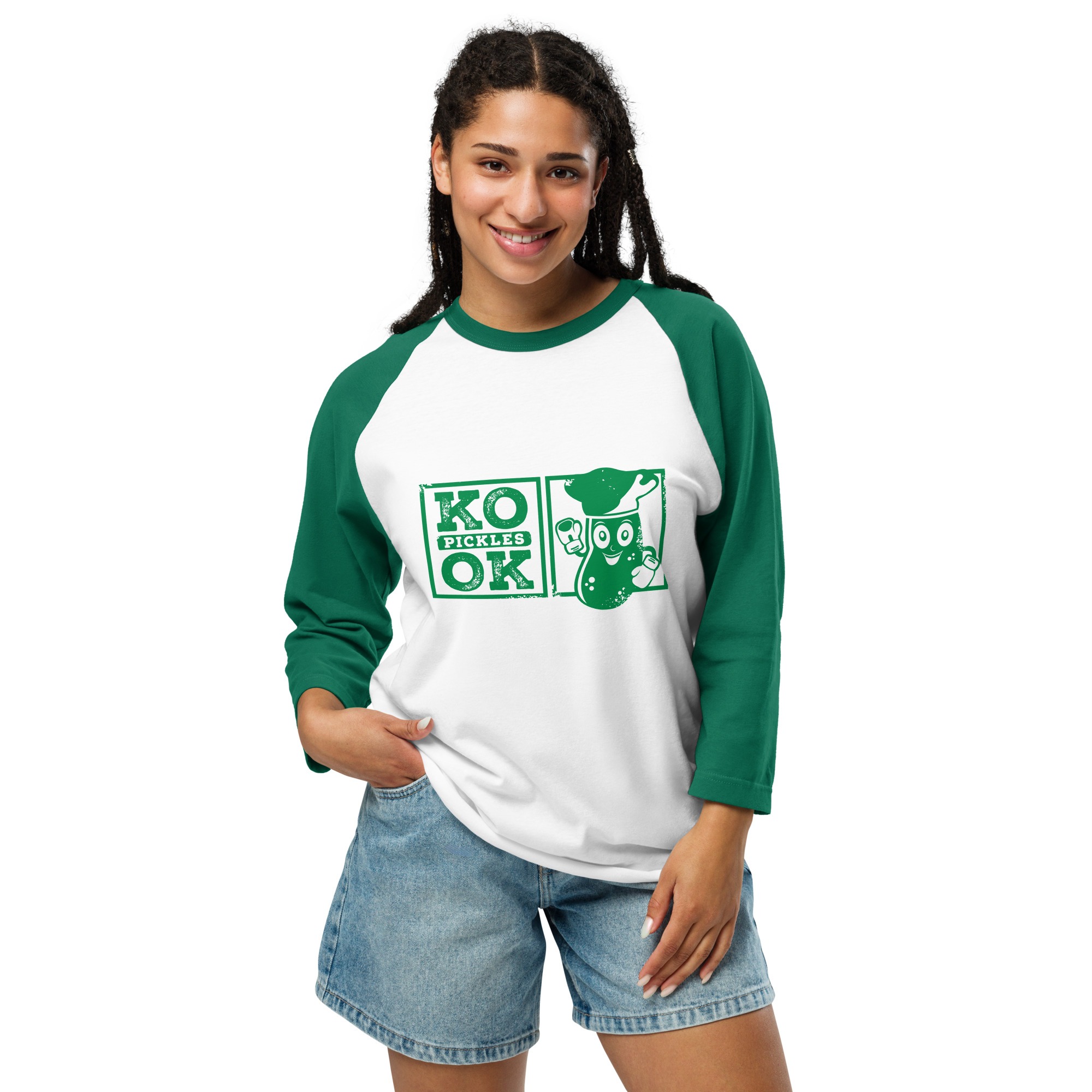 Knockout Pickles 3/4 sleeve shirt - Image 2