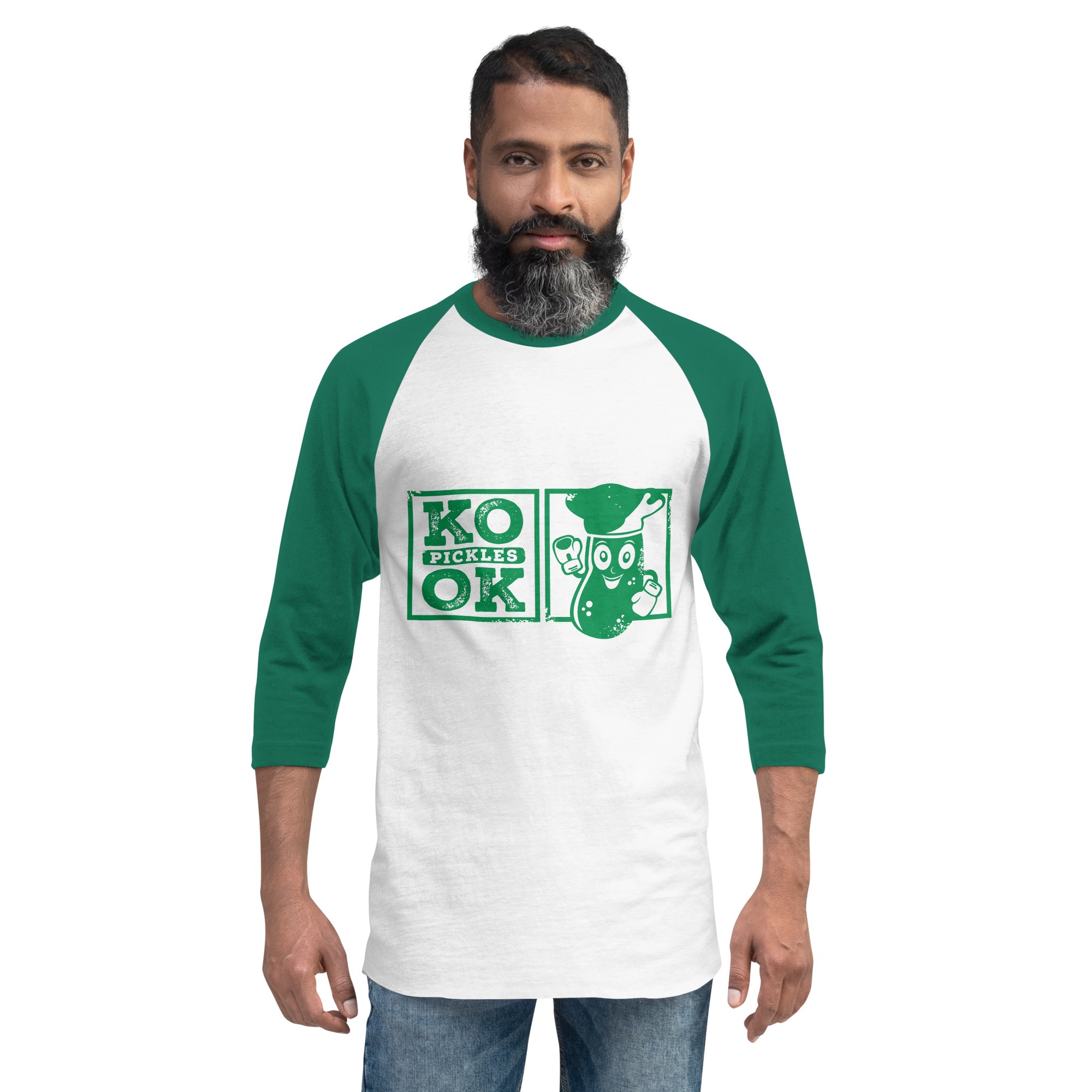 Knockout Pickles 3/4 sleeve shirt - Image 3